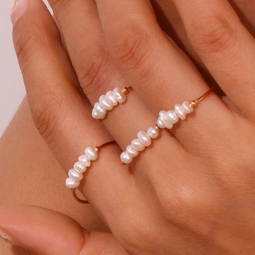 Ariel Mini Pearl Ring - Image 3