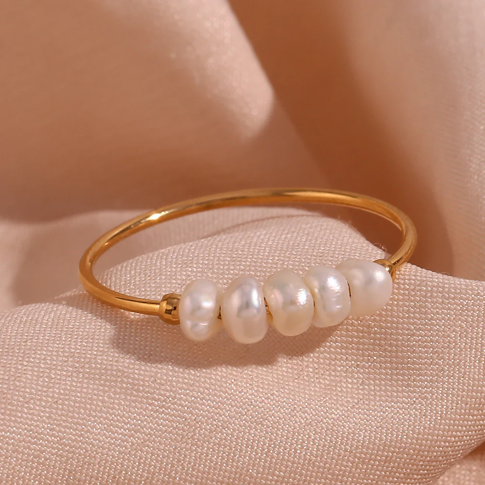 Ariel Mini Pearl Ring - Image 4