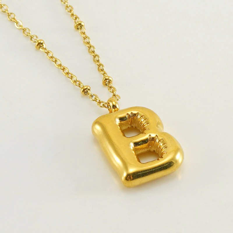 Bubble Letter Initial Necklace (Bundle) - Image 13