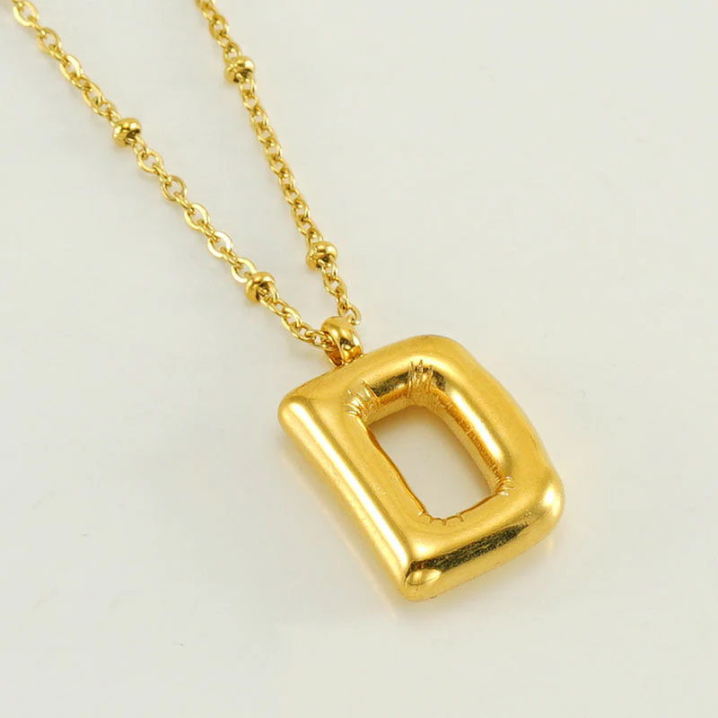 Bubble Letter Initial Necklace (Bundle) - Image 15