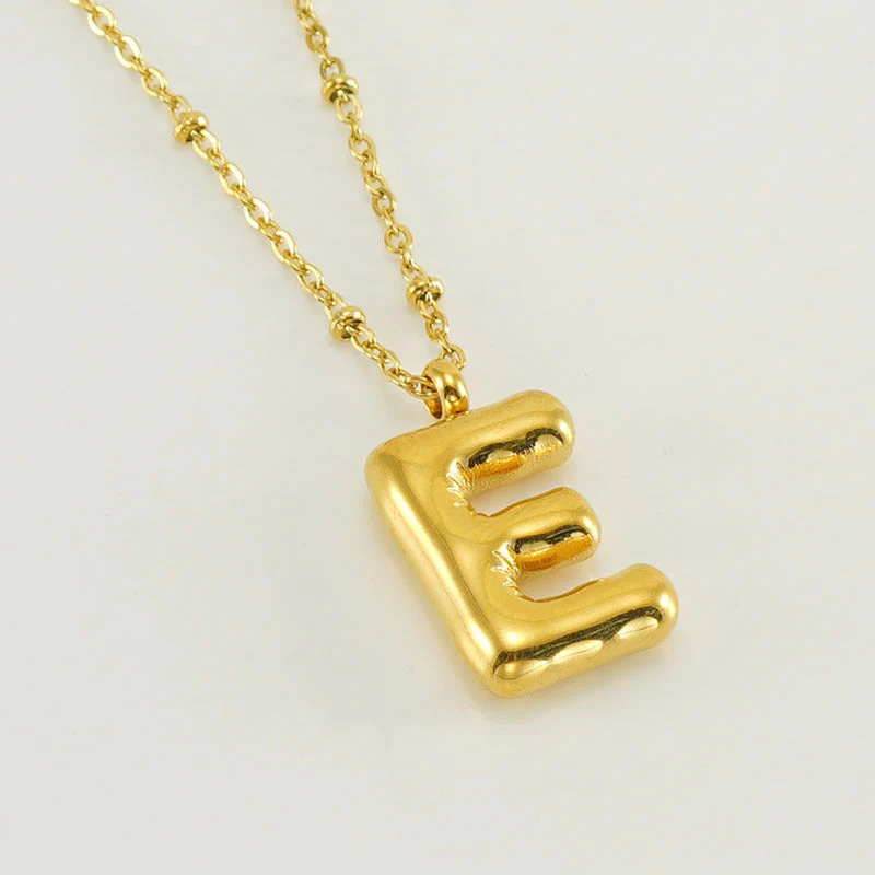 Bubble Letter Initial Necklace (Bundle) - Image 16
