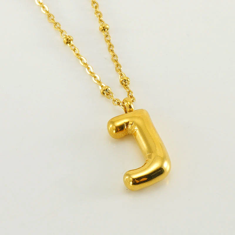 Bubble Letter Initial Necklace (Bundle) - Image 21