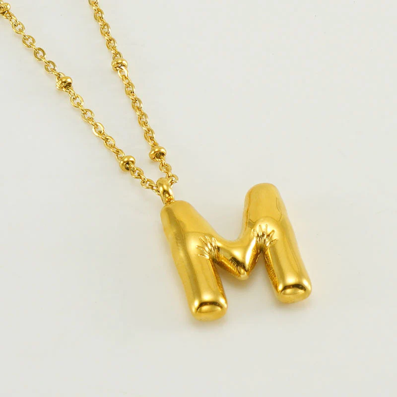 Bubble Letter Initial Necklace (Bundle) - Image 23