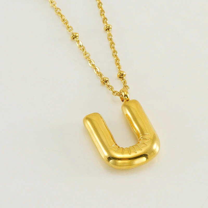 Bubble Letter Initial Necklace (Bundle) - Image 29