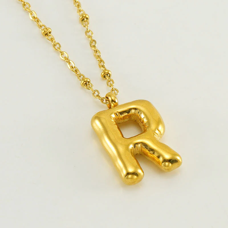 Bubble Letter Initial Necklace (Bundle) - Image 37