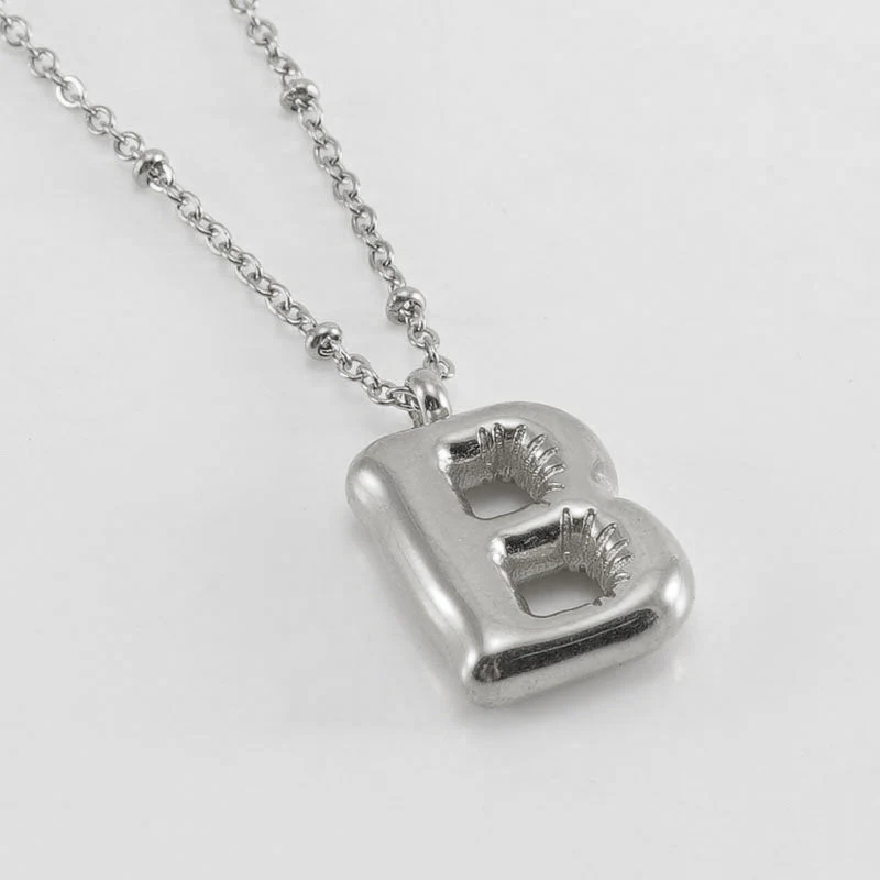 Bubble Letter Initial Necklace (Bundle) - Image 40