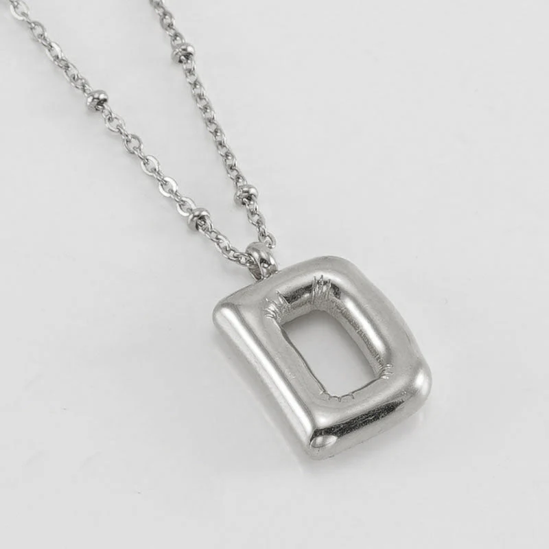 Bubble Letter Initial Necklace (Bundle) - Image 42