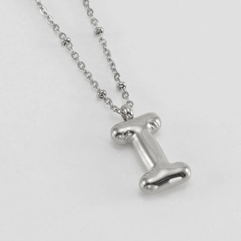 Bubble Letter Initial Necklace (Bundle) - Image 46