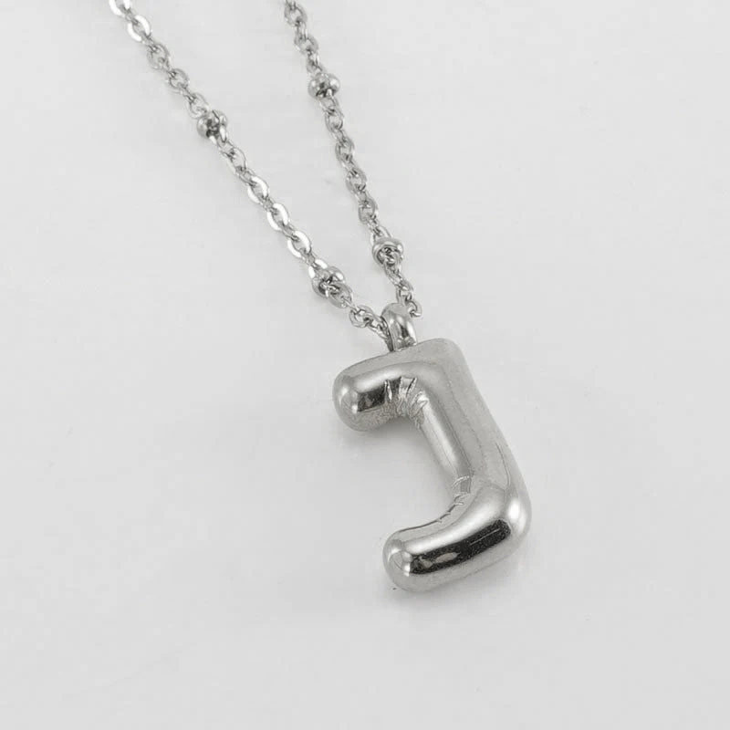 Bubble Letter Initial Necklace (Bundle) - Image 47