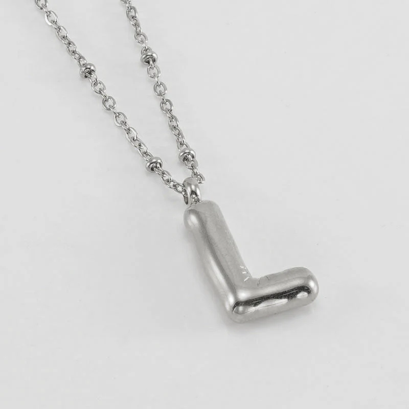 Bubble Letter Initial Necklace (Bundle) - Image 49