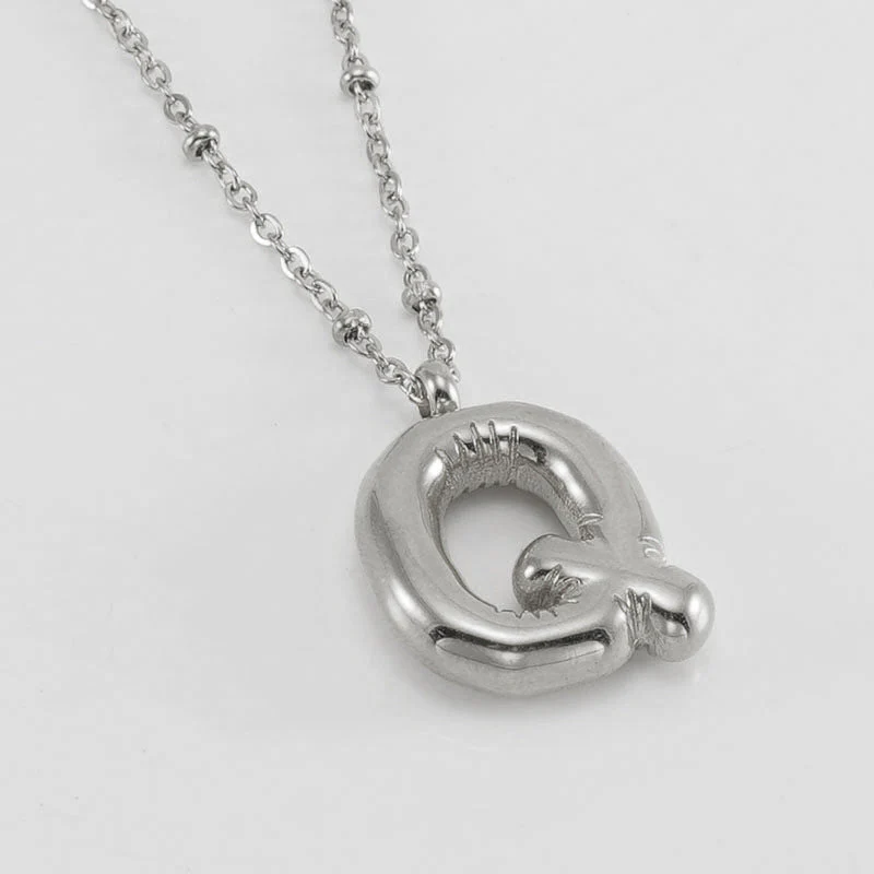 Bubble Letter Initial Necklace (Bundle) - Image 54