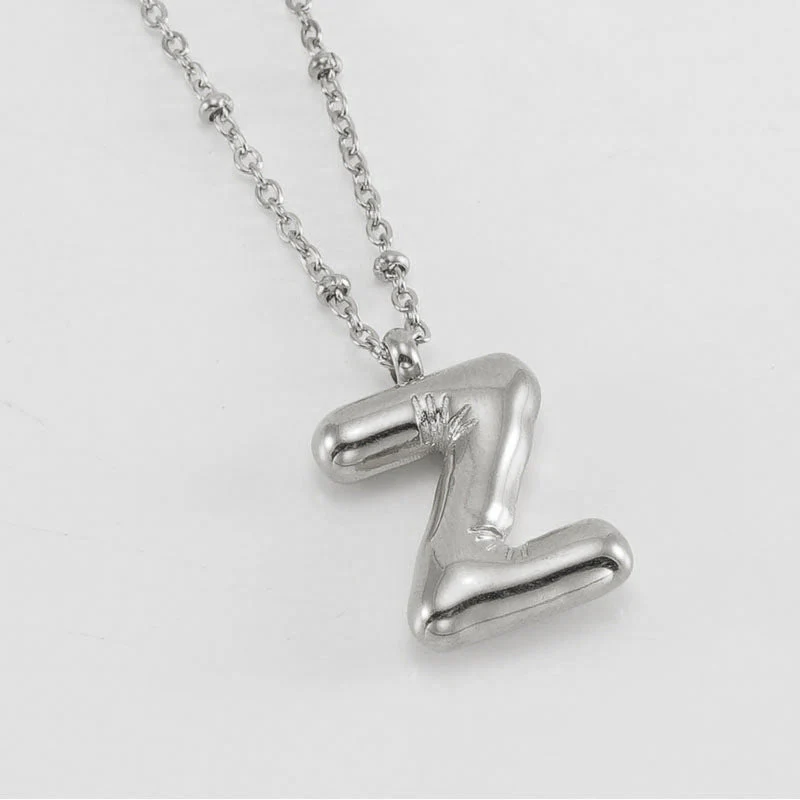 Bubble Letter Initial Necklace (Bundle) - Image 62