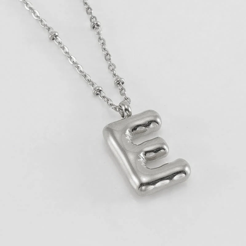 Bubble Letter Initial Necklace (Bundle) - Image 63