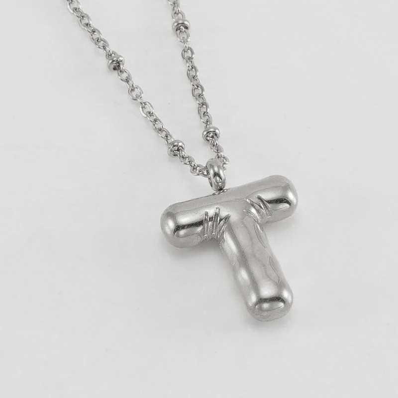 Bubble Letter Initial Necklace (Bundle) - Image 64