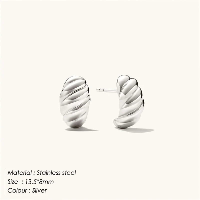 Croissant Huggie Earrings - Image 6