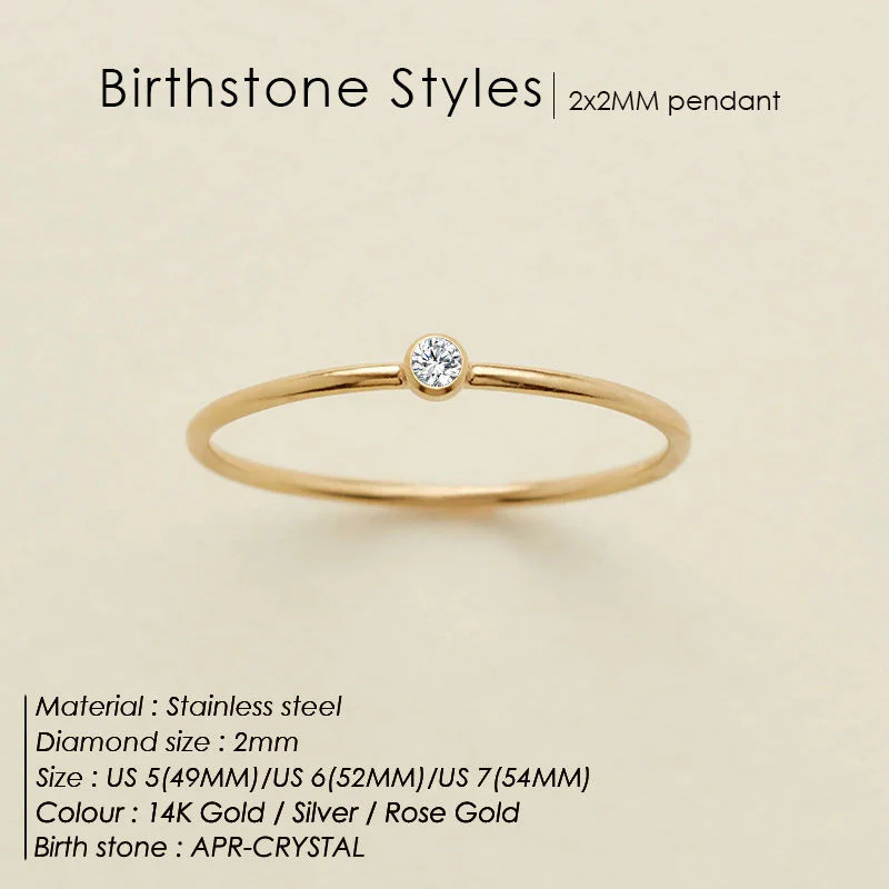 Dainty Birthstone Ring (Bundle) - Image 13