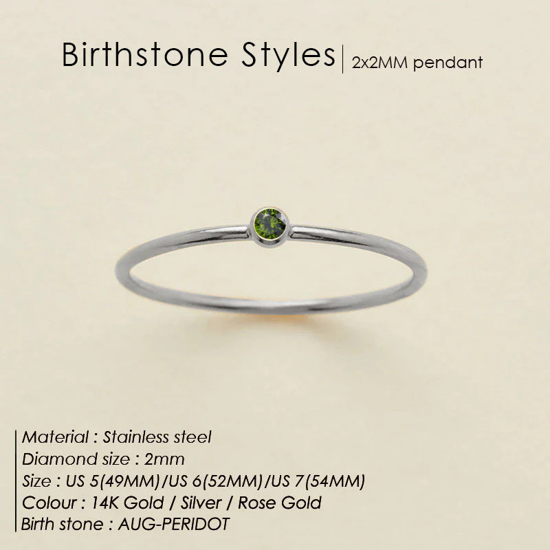Dainty Birthstone Ring (Bundle) - Image 17