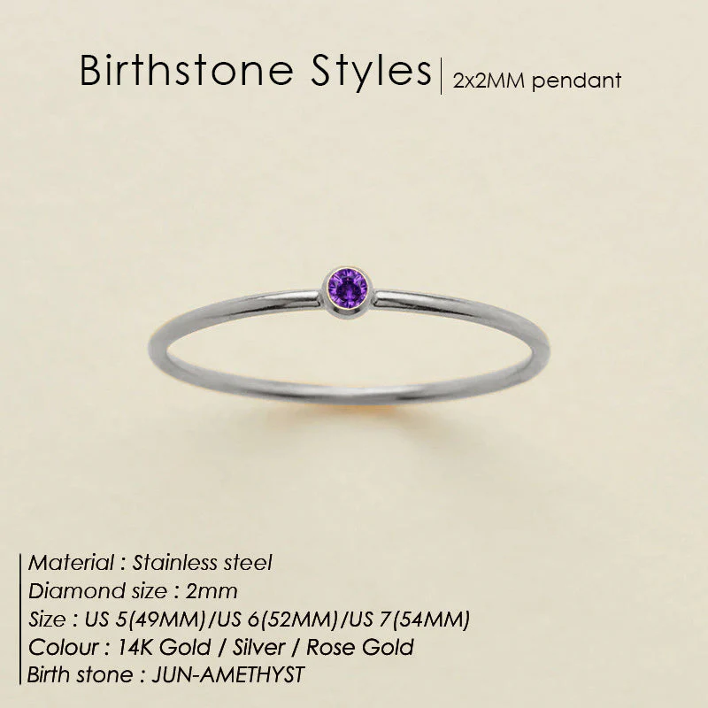 Dainty Birthstone Ring (Bundle) - Image 18