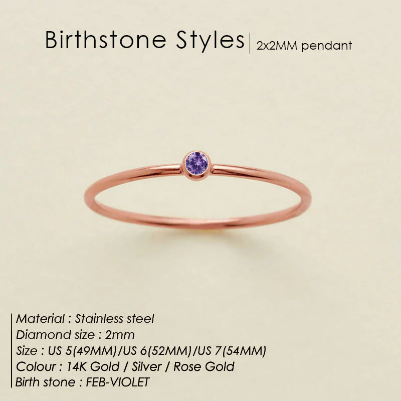 Dainty Birthstone Ring (Bundle) - Image 19