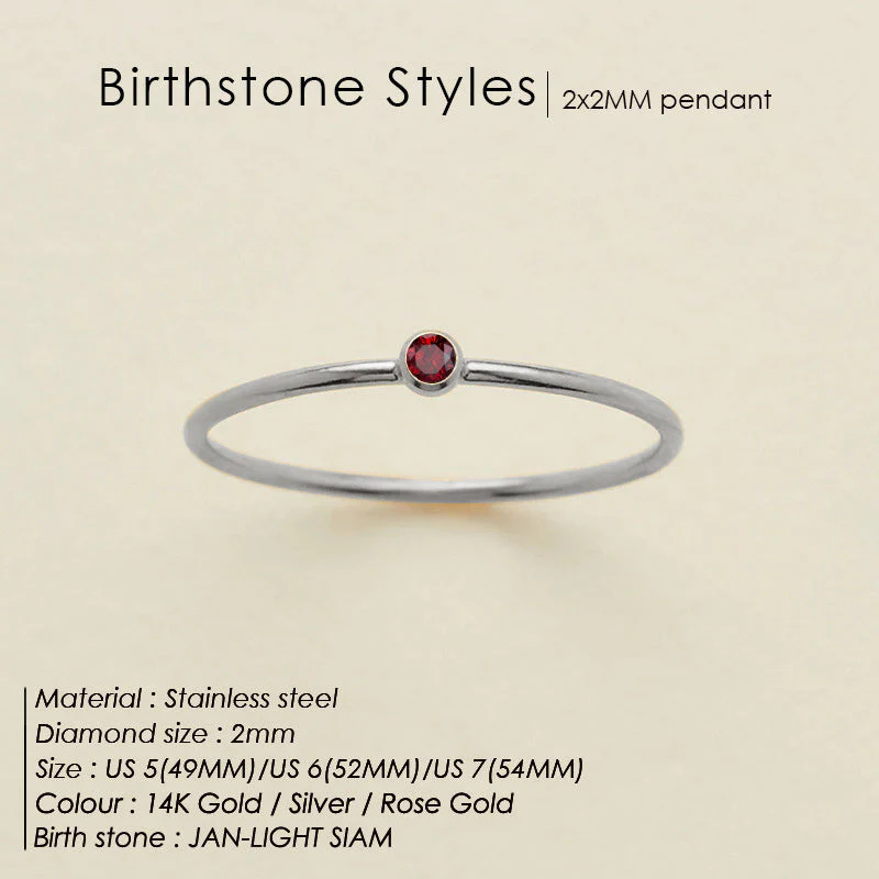Dainty Birthstone Ring (Bundle) - Image 20