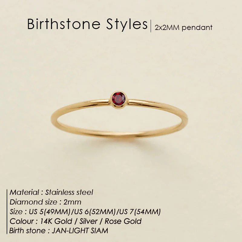 Dainty Birthstone Ring (Bundle) - Image 21