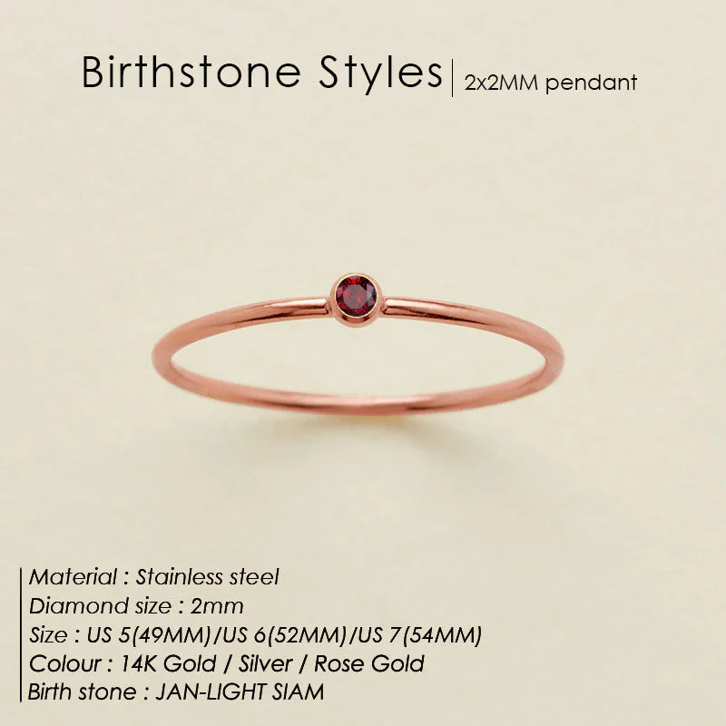 Dainty Birthstone Ring (Bundle) - Image 22