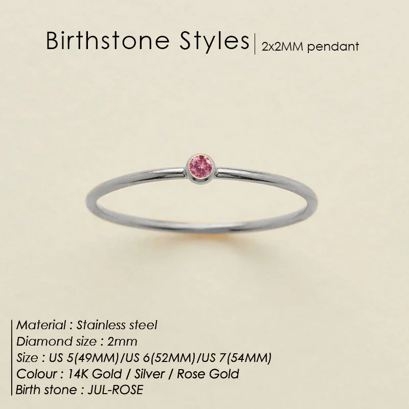 Dainty Birthstone Ring (Bundle) - Image 23