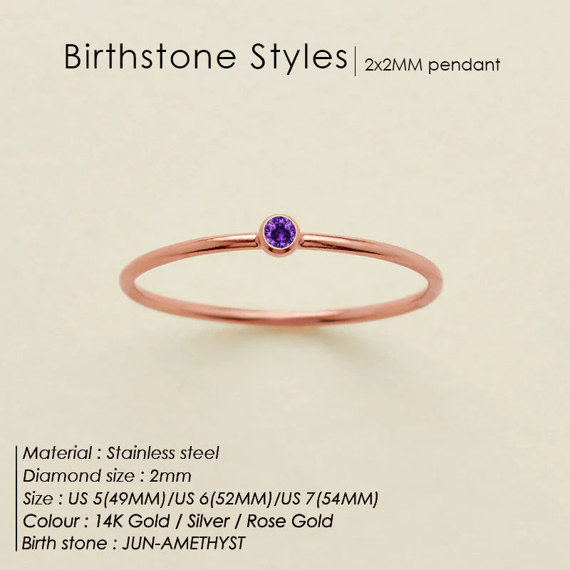 Dainty Birthstone Ring (Bundle) - Image 25