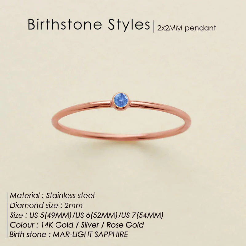 Dainty Birthstone Ring (Bundle) - Image 27