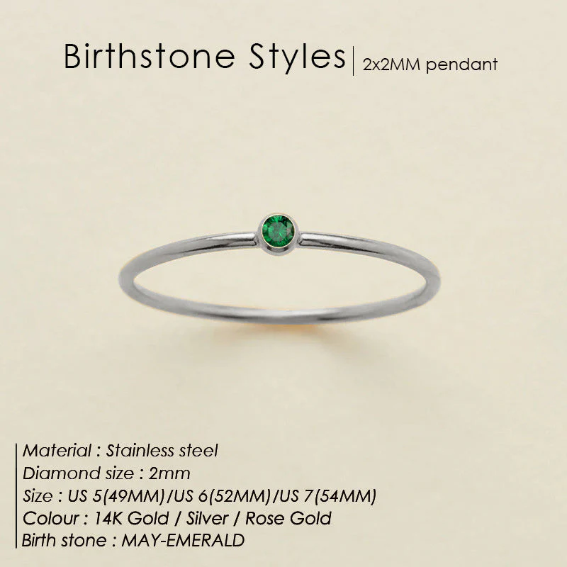 Dainty Birthstone Ring (Bundle) - Image 28