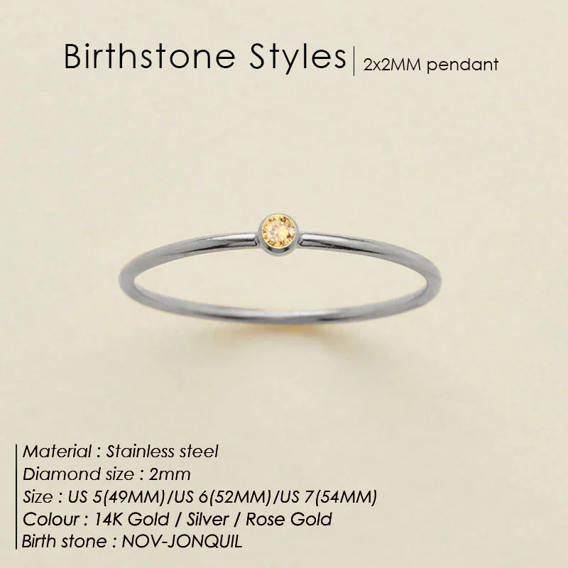 Dainty Birthstone Ring (Bundle) - Image 31