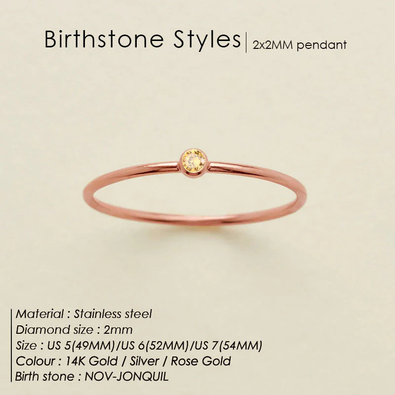 Dainty Birthstone Ring (Bundle) - Image 32