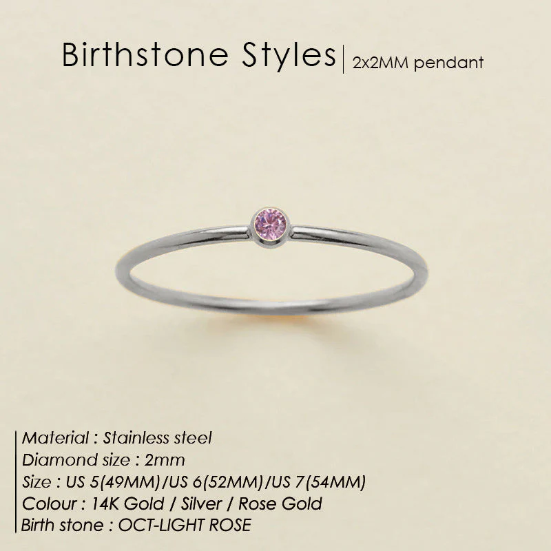 Dainty Birthstone Ring (Bundle) - Image 33