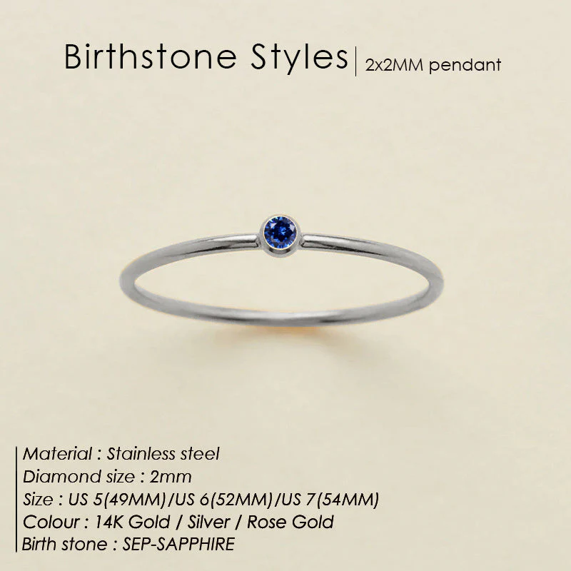 Dainty Birthstone Ring (Bundle) - Image 35