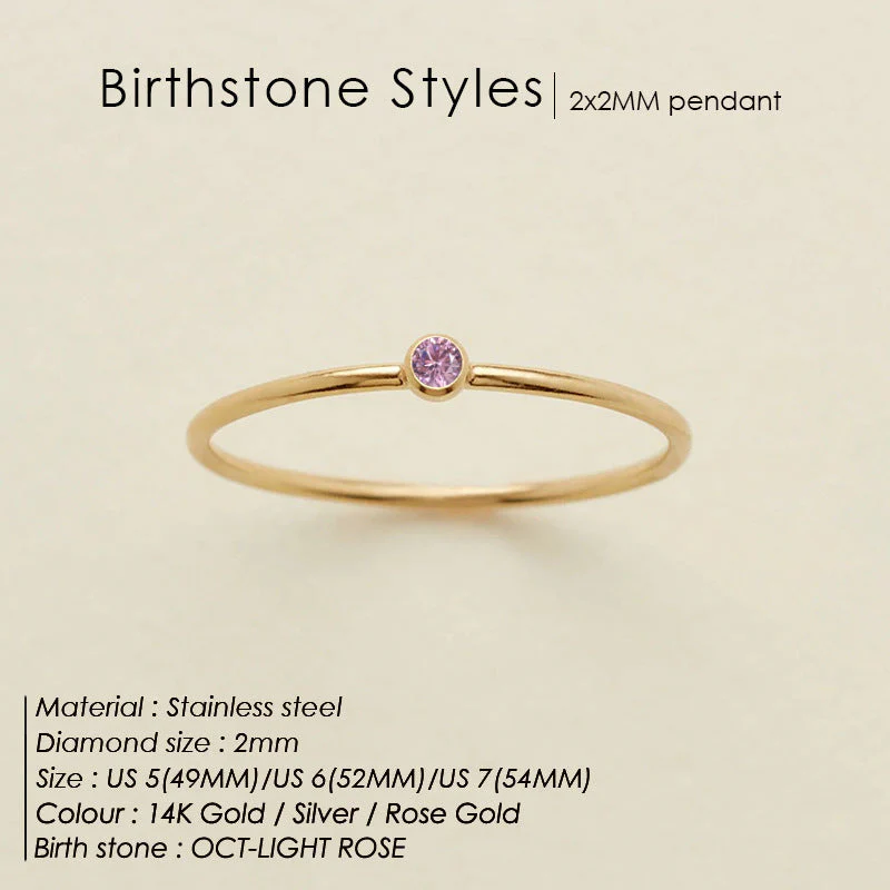 Dainty Birthstone Ring (Bundle) - Image 7