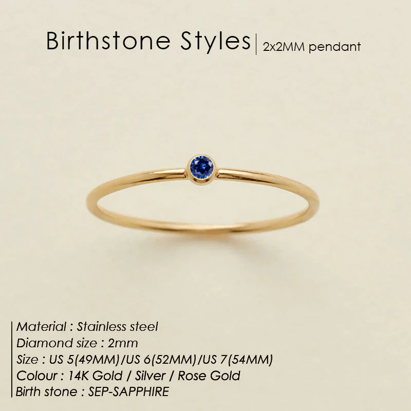 Dainty Birthstone Ring (Bundle) - Image 8