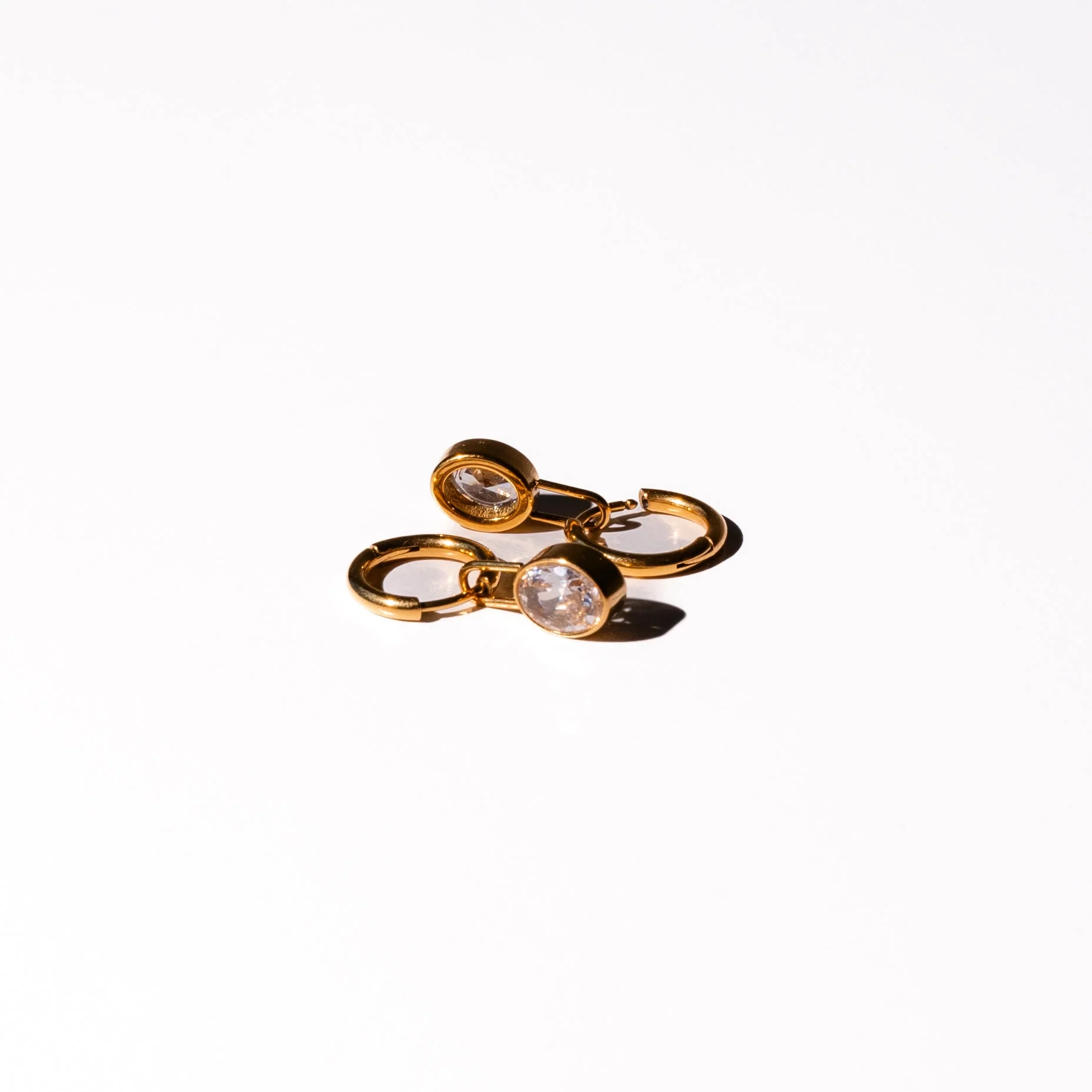 Diamond Lock Earrings - Image 7