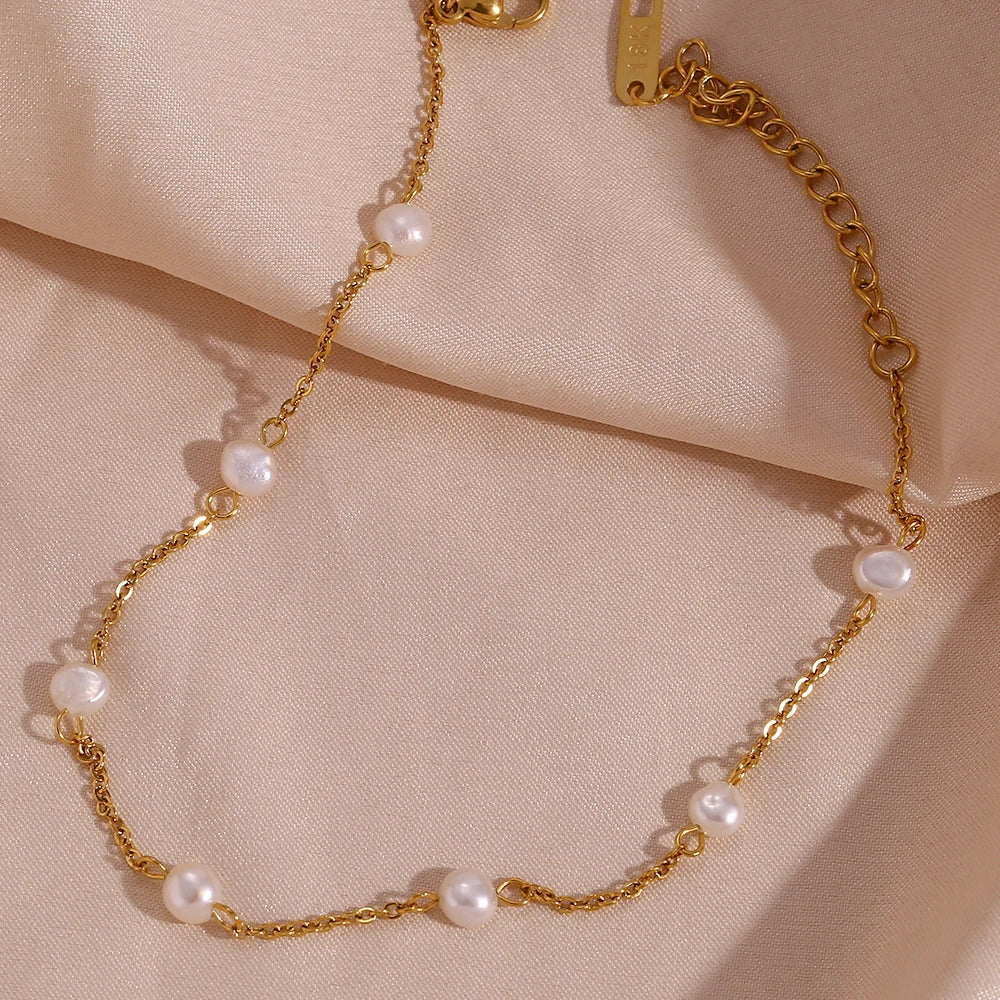 Cali Pearl Anklet - Image 4