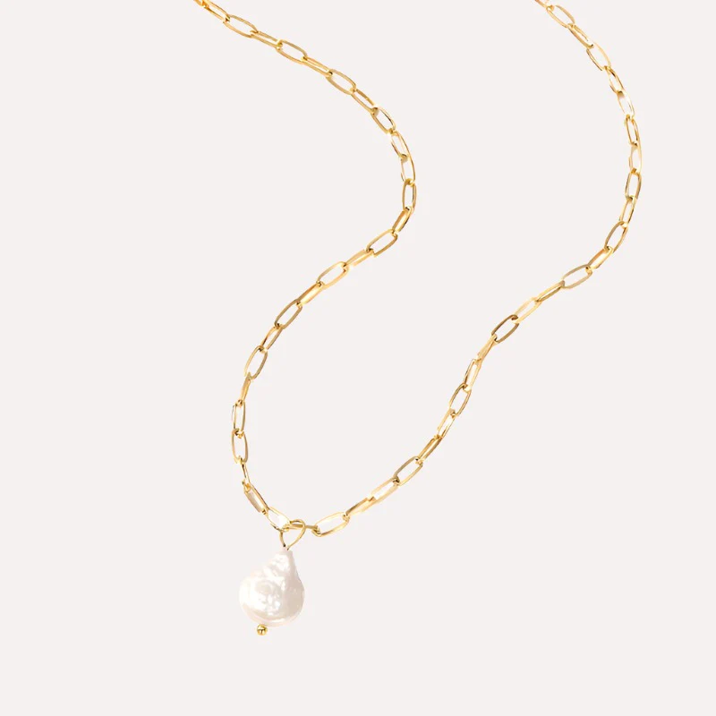 Hanalei Pearl Coin Paperclip Necklace (Bundle) - Image 8