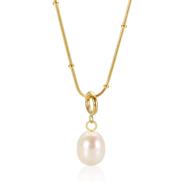Isola Pearl Pendant Necklace - Image 4