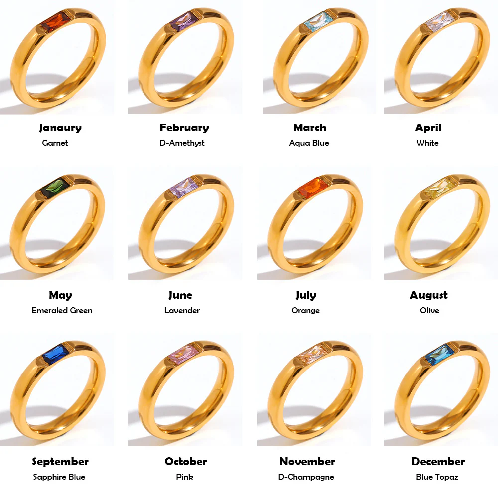 Treasure Birthstone Ring - Image 5